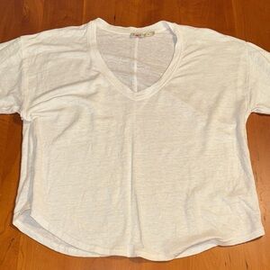 Faherty Oceanside Linen Vneck